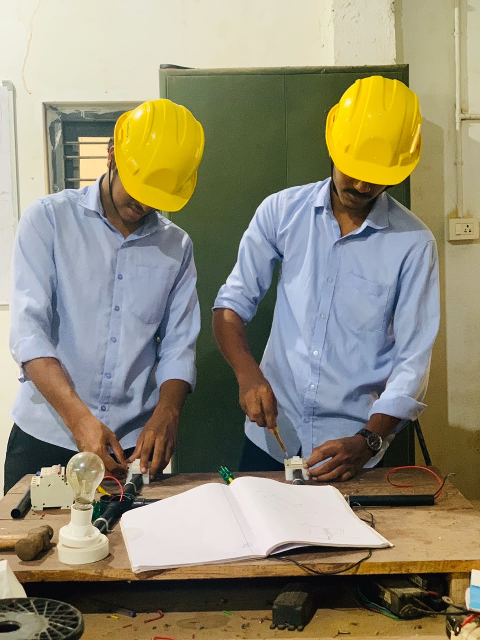Draughtsman Civil students at work